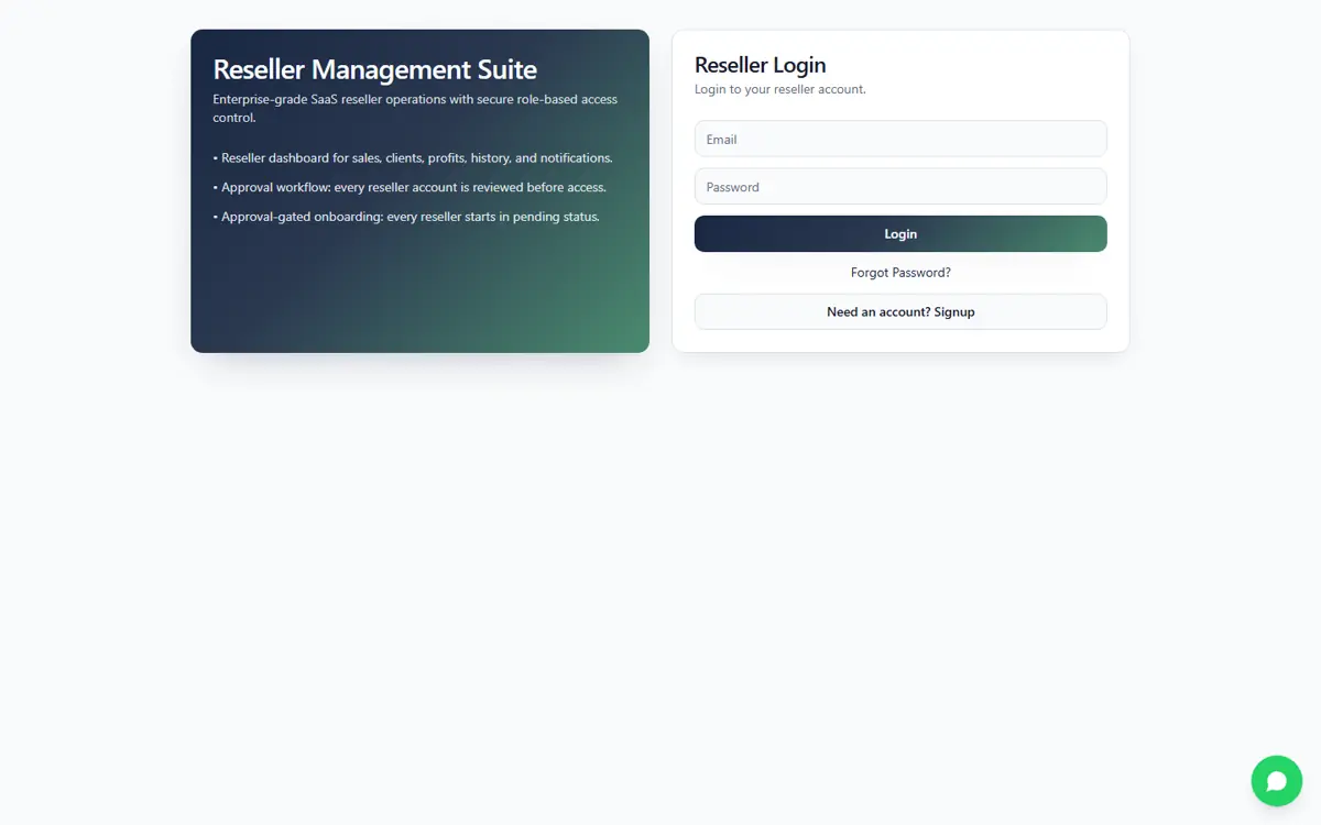 Malik Data Centre — Reseller Suite live website homepage